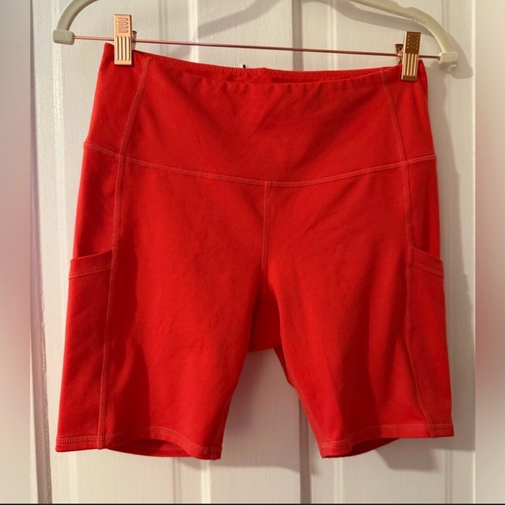 Zella Women's Vibrant Red Bike Shorts